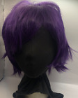 Anime Cosplay Wig Purple Costume Wig Cartoon Hair Short C Unworn Tag