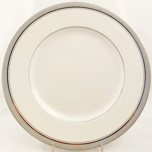 GREY PLATINUM Royal Worcester Dinner Plate 10.5" NEW NEVER USED England - Picture 1 of 3