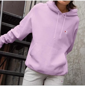 Champion GF510 Hoodie XS Purple Fig Heavyweight Reverse Weave Sweatshirt NEW - Picture 1 of 4