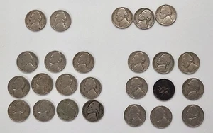 1938-1941 Jefferson Nickels Lot - Picture 1 of 5