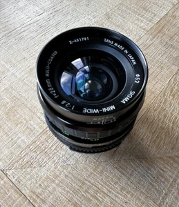 Sigma mini-wide macro camera lens 1:2.8 f=28mm multi-coated with case - Picture 1 of 5