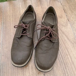 Dexter Dark Brown Lace-Up Oxfords - Picture 1 of 4