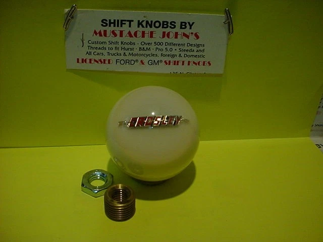 Ручка переключения передач Crosley на заказ 2 дюйма (однотонная белая) сделано в США - Изображение 1 из 1