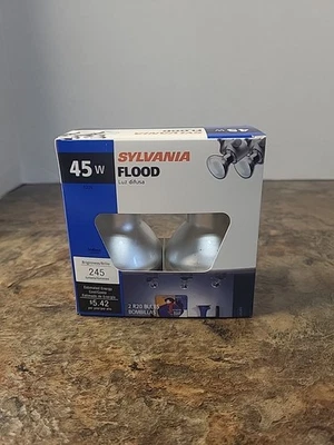 Sylvania R20 45 Watt Dimmable Indoor Flood Light Bulb 2 Pack - Image 1 of 4