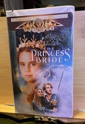The Princess Bride (1987) 1998 VHS Clamshell Case Rob Reiner Robin Wright MGM - Image 1 of 4