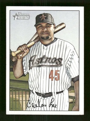 2007 Bowman Heritage #144 Carlos Lee NM Near Mint Astros BXCP23 - Image 1 of 2
