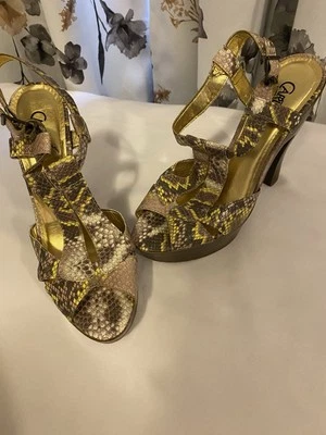 Salto plataforma Carlos Santana estampa de animais 7,5 - Imagem 1 de 4