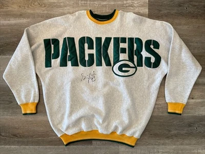 Sudadera Vintage Años 90 Green Bay Packers XXL Leyendas Atlética ¡con 3 Firmas! Foto 1 de 4