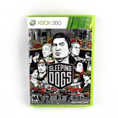 Sleeping Dogs Microsoft Xbox 360 2012 con manual probado funcionando envío gratuito Foto 1 de 4