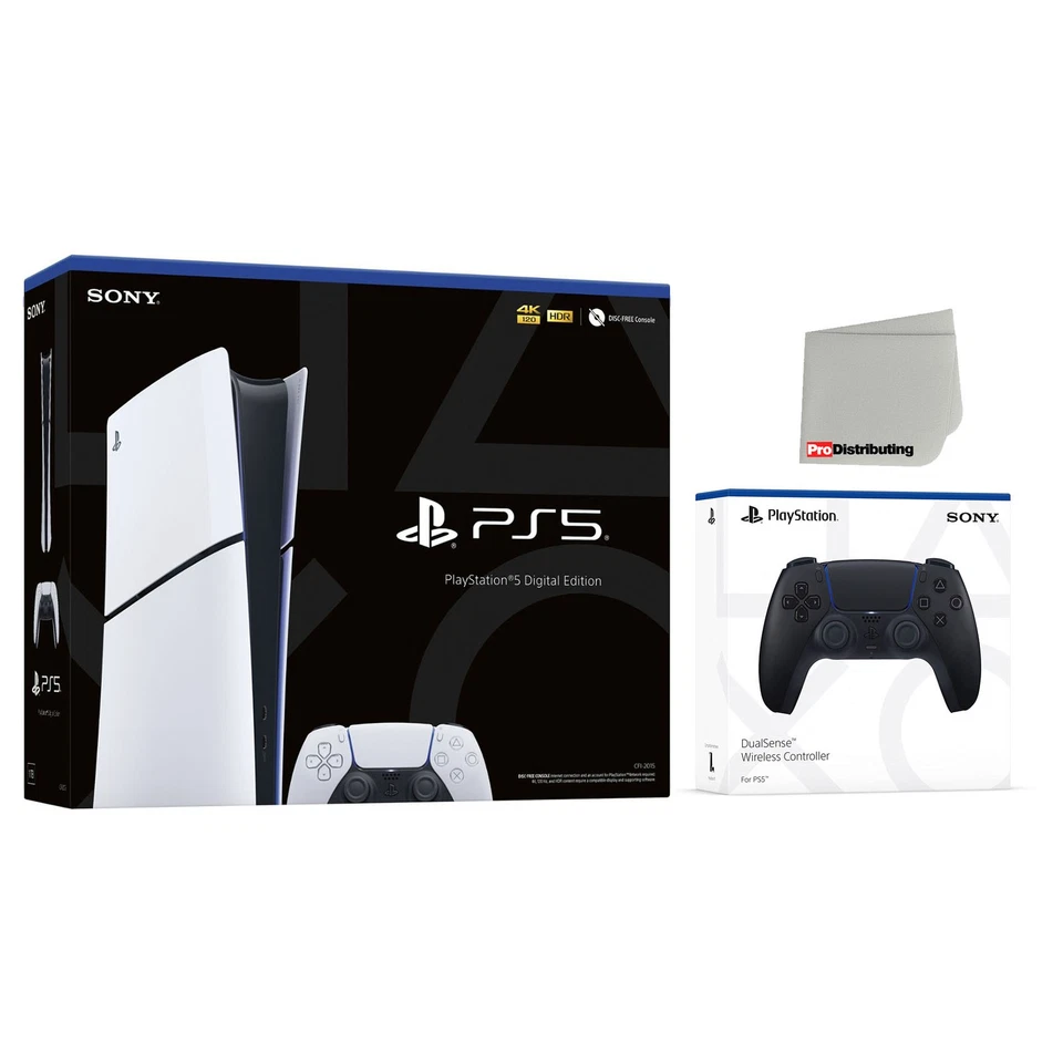 Sony PS5 Slim Digital Edition 1TB Video Game Console - White