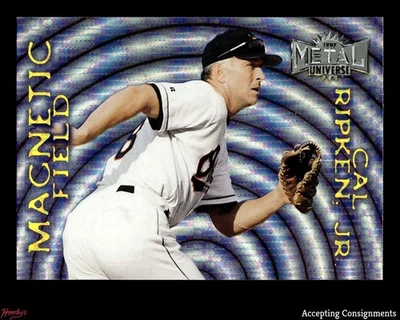 1997 Metal Universe Magnetic Field #8 Cal Ripken Jr. ORIOLES - Image 1 of 2