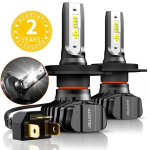 US H4 9003 LED Headlight Kit Bulbs High Low Beam Super Bright 9000LM 6500K 40W - Picture 1 of 10