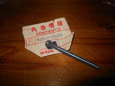 2 NOS OEM Honda MT125R Z50A ++ Tornillo Pan 6X65 Alt Bomba de aceite + Cantidad.2 # 93500-06065 Foto 1 de 2