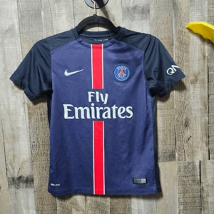 NIKE PSG HOME FOOTBALL SHIRT #10 ZLATAN IBRAHIMOVIC 2015-16 YOUTH - Picture 1 of 8