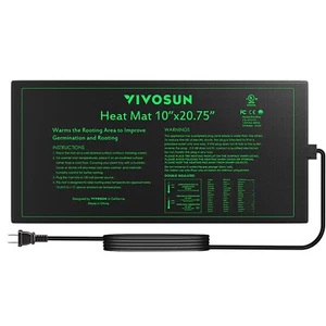 VIVOSUN Seedling Heat Mat 25x52cm Hydroponic Heating Pad Germination,Greenhouse - Picture 1 of 7