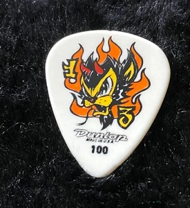 Dunlop Blackline Flame Cat Guitar Pick 1.00mm Heavy Delrin (Single - 1) NEW - Picture 1 of 2