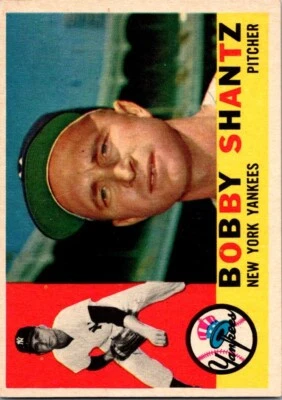 1960 Topps Bobby Shantz #315 - Yankees - EX/NM - Nice! - Image 1 of 2