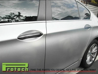 Cubierta de manija de puerta de fibra de carbono BMW F06 F12 F13 640i 650i M6 Foto 1 de 4