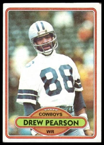 1980 Topps #250 Drew Pearson Dallas Cowboys - Picture 1 of 2