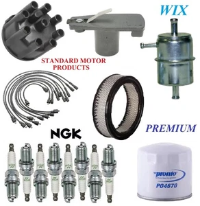 Tune Up Kit Filters Cap Wire Spark Plugs For DODGE DIPLOMAT V8 5.2L; 2BBL 1989 - Picture 1 of 1