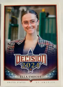 2024 DECISIONE ELLA EMHOFF BASE CARD STAMPA CORTA SP #167 - Foto 1 di 2