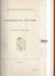 PACIFIC ,GEOGRAPHICAL CUSTOMS by B ANNELL & S LAGERCRANTZ , 1958 - Bild 1 von 3
