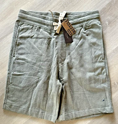 Tailor Vintage NWT Men's Small Lounge Shorts Army Green Drawsting Recycled NWT - Image 1 of 4