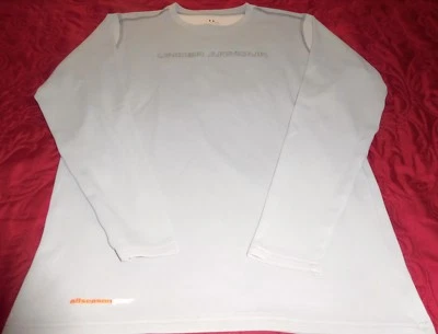 W0JERSEY HOMBRE UNDER ARMOUR CUELLO REDONDO L/S JOG, ENTRENAMIENTO, ENTRENAMIENTO GRIS CLARO Talla L Foto 1 de 4