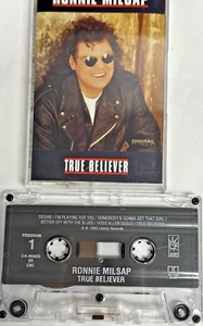 Vintage Ronnie Milsap Cassette Tape True Believer 1993 Liberty Records - Picture 1 of 2