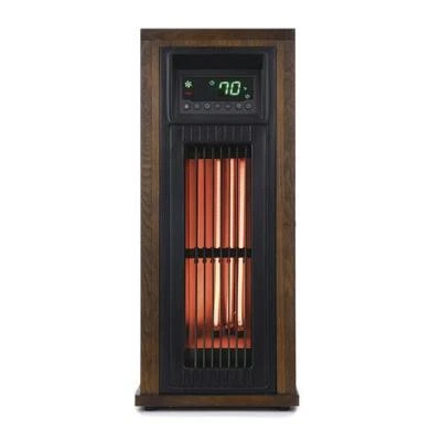 Calentador de espacio eléctrico torre infrarroja oscilante remoto de 3 ajustes 23" 1500W Foto 1 de 4