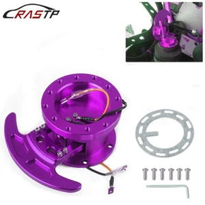 Purple Steering Wheel Quick Release Hub Adapter Body Removable Snap Off Boss Kit - Picture 1 of 9