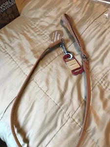 Rosewood leather dog lead, 40" BNWT - Picture 1 of 4