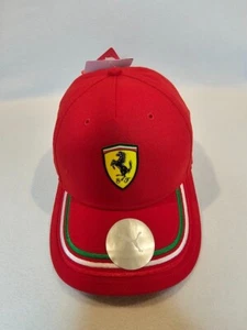 Scuderia Ferrari Fanwear F1 Italian Cap Hat Red Snapback Rosso Corsa Redi - Picture 1 of 5