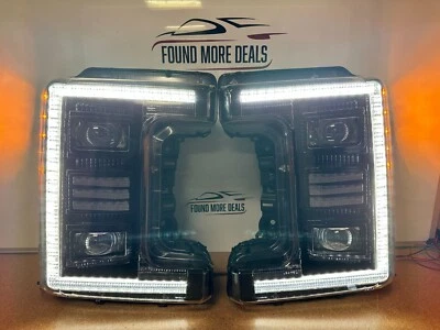 OLM ESSENTIAL SERIES WHITE DRL LED HEADLIGHTS For 17-19 FORD SUPER DUTY OPEN BOX - Image 1 of 4