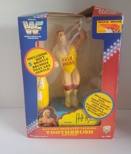 wwf ljn hasbro wrestling superstars hulk hogan battery operated toothbrush 