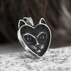 Cat Face Gothic Chain Pendant Necklace Jewelry Statement