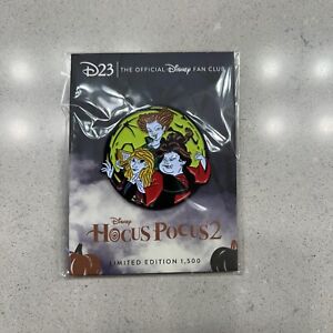 D23-Exclusive Hocus Pocus 2 Glow-in-the-Dark Pin – Limited Edition