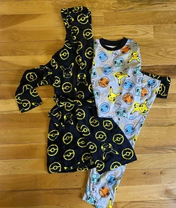 Pokemon | Boys 3-Piece Super Soft Hooded Robe & PJ Set Size 10 NWT Pajamas - Picture 1 of 9
