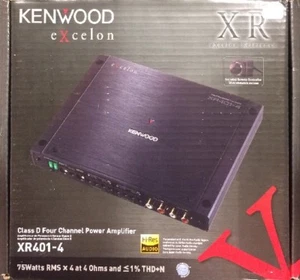Kenwood Excelon XR401-4 Klasse D 4-Kanal Endstufe Auto Verstärker NEU - Bild 1 von 4