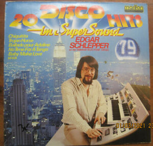 12" Vinyl LP, Edgar Schlepper,20 DiscoHits an der Yamaha Orgel,Marifon,1979 VG++