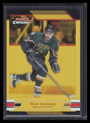 2003-04 Bowman Chrome Gold Refractor 43 Niko Kapanen 8/50 - Image 1 of 2