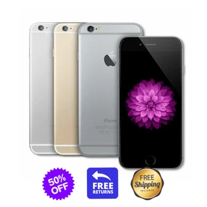Apple iPhone 6+ Plus 64GB 16GB GSM Unlocked Verizon - Silver Gray Gold - Picture 1 of 7