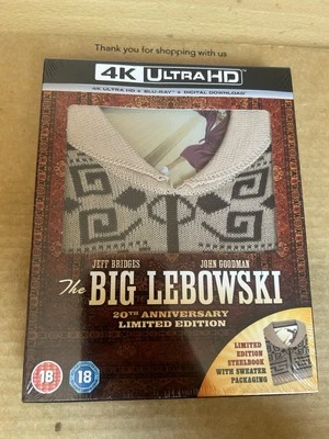The Big Lebowski - UK 4K UHD Blu-ray Sweater Edition Steelbook NEW & SEALED Rare - Image 1 of 4