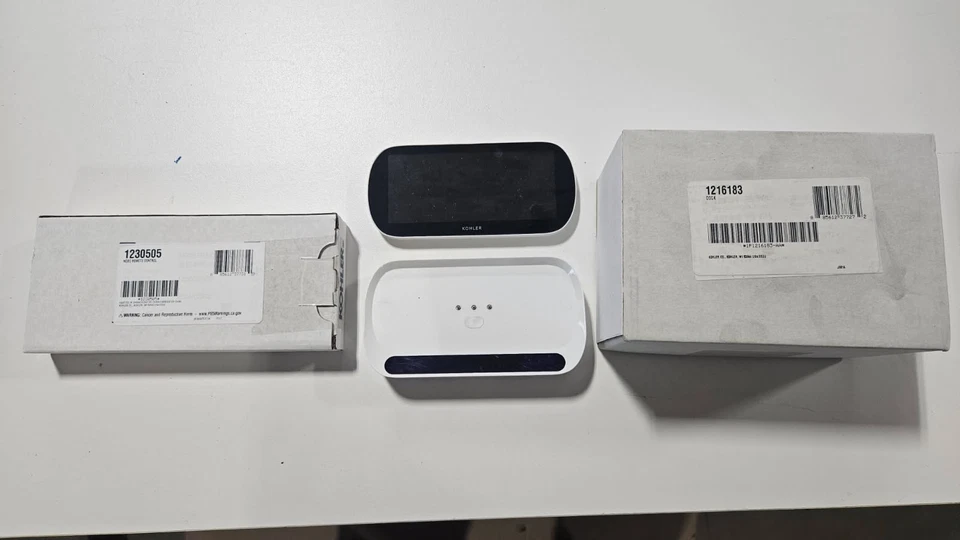 全新 Kohler K-4108 触摸屏 遥控器 C3-230 白色 — 第 1/1 张图片
