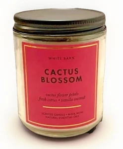 Vela de baño White Barn Body Works flor de cactus de colección retirada BOHO casa de campo retro - Imagen 1 de 7