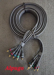 COMPONENT VIDEO CABLE 10 Ft Black - Picture 1 of 2