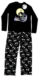 NIGHTMARE BEFORE CHRISTMAS Ladies Pyjama Set Top & Trousers BNWT Primark License - Picture 1 of 3