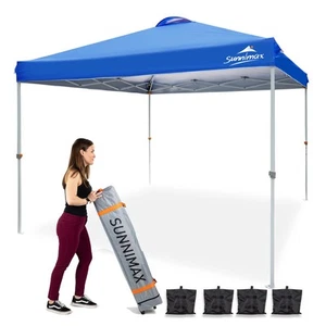 Canopy Tent,10x10 Pop up Canopy Tents for Parties,Portable Folding Tailgate T... - Picture 1 of 9