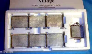 VALLA DE ENLACE DE CADENA Y PUERTA 52345 Departamento 56 Snow or Heritage Village coches tragamonedas - Imagen 1 de 3
