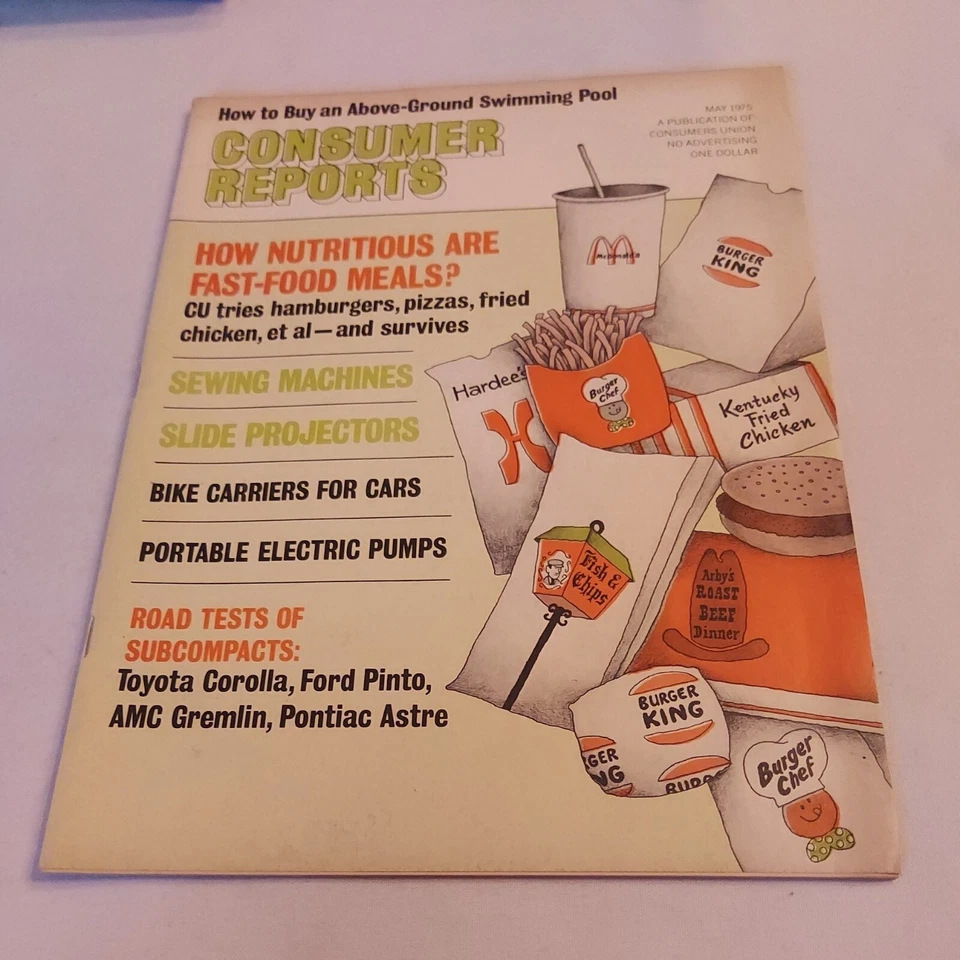1975 May, Consumer Reports Magazine, Buy An Above Ground Swimming Pool (CP179) Foto 1 de 3